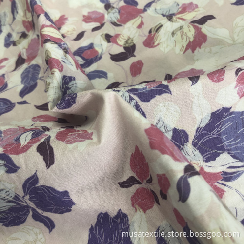 Stocklot Custom Digital Printing Cotton Webend Popel Stoff